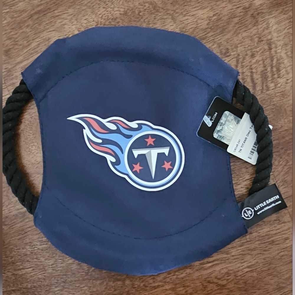 Little Earth Navy Pet Toy Tennesse Titans